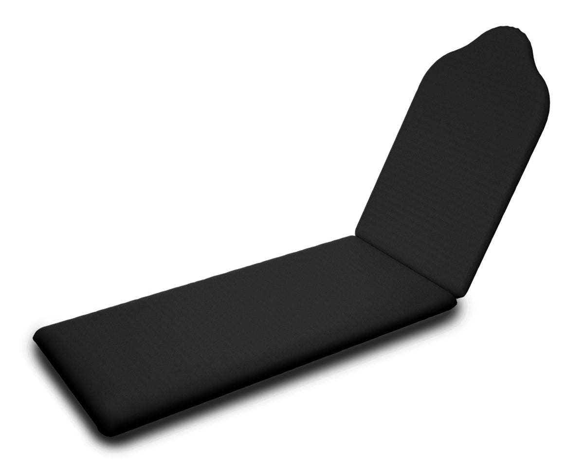 POLYWOOD Chaise Cushion in Canvas Black