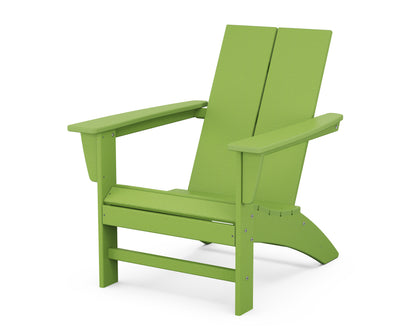 POLYWOOD Cottage Modern Adirondack Chair in Lime