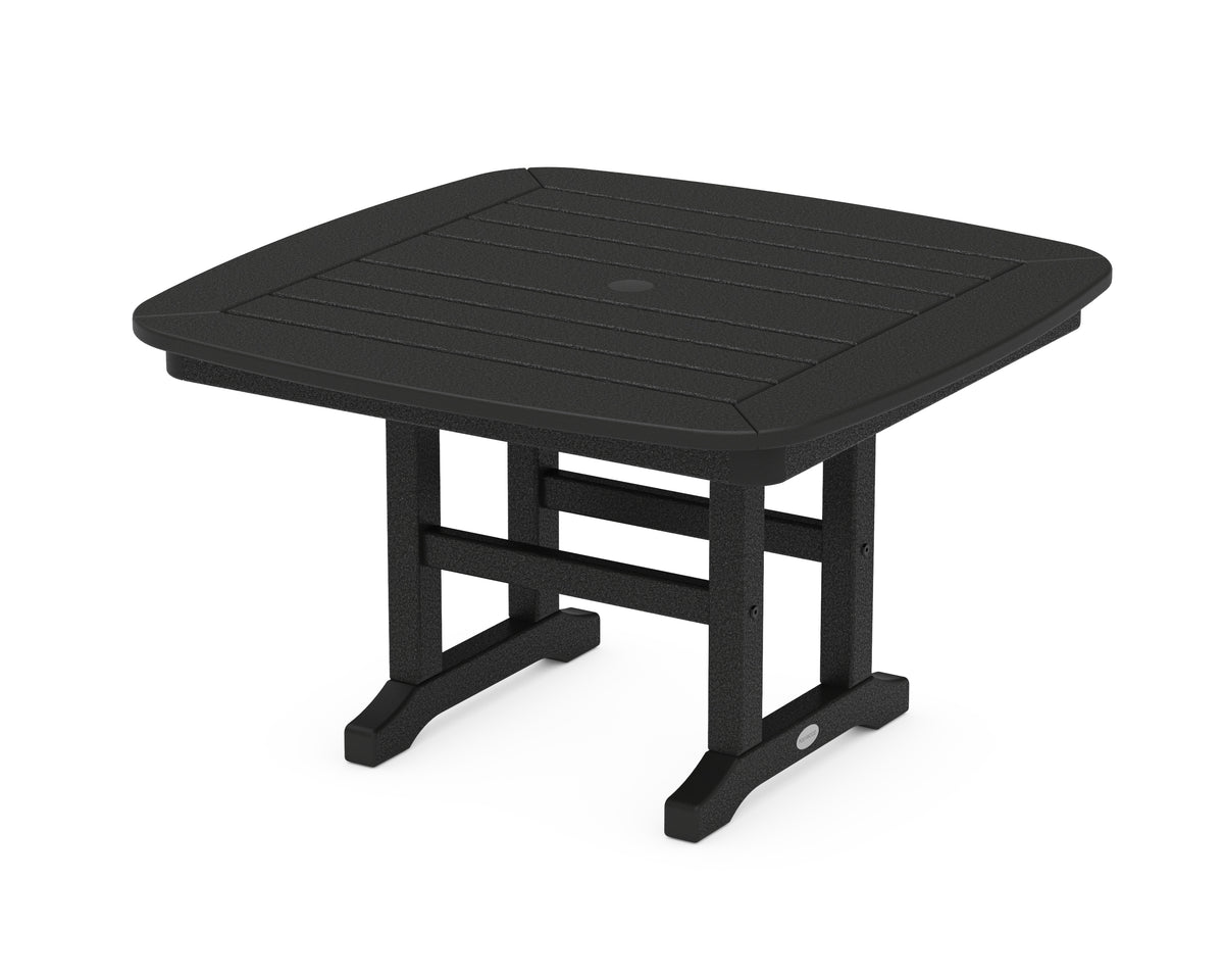 POLYWOOD Nautical 31" Conversation Table in Black