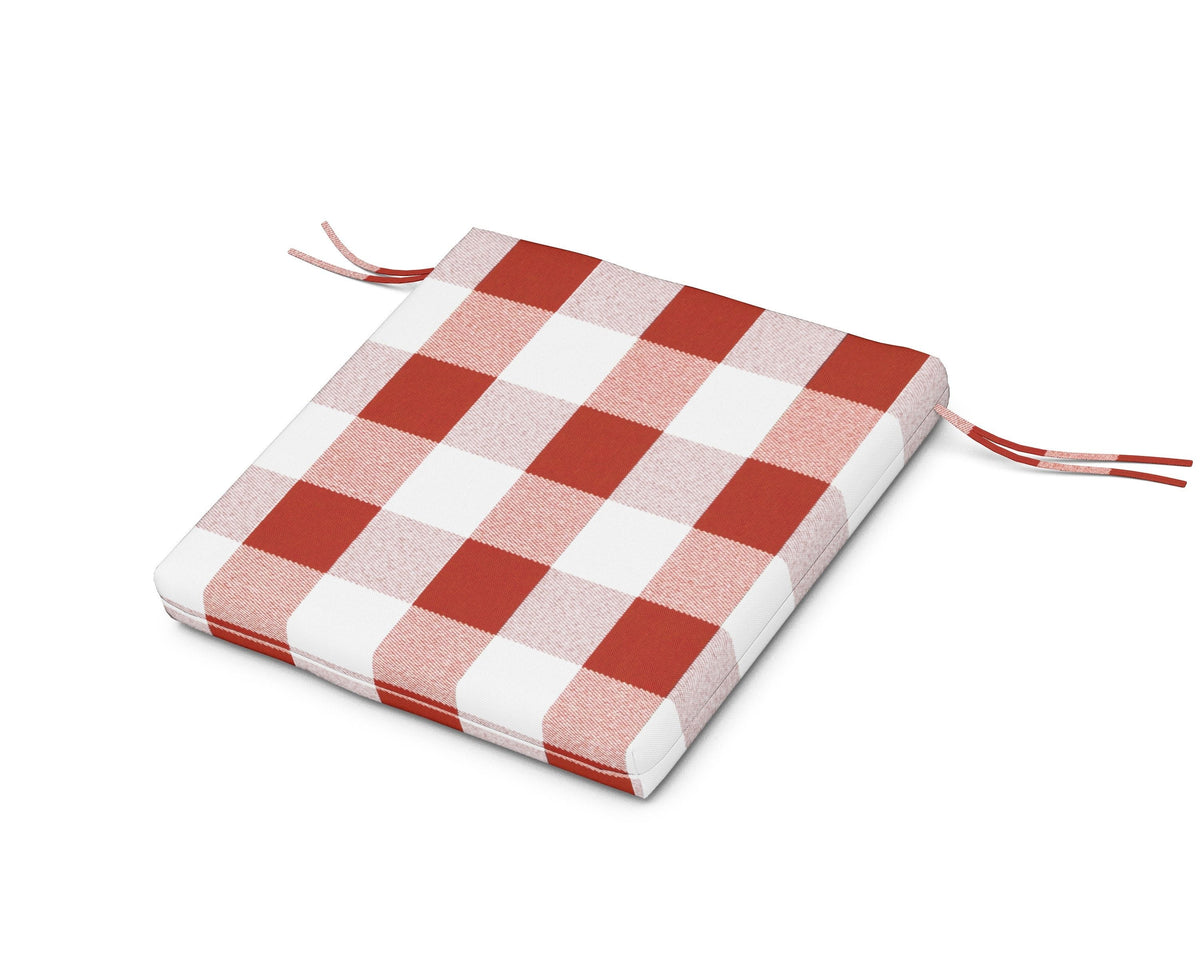 POLYWOOD AL300 Seat Pad in Buffalo Plaid Crimson