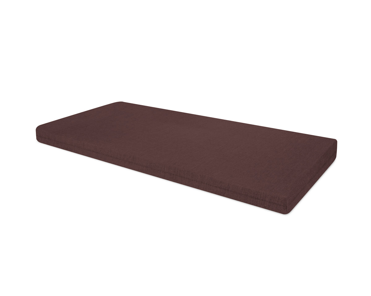 POLYWOOD Bench Seat Cushion - 17.5"D x 45.5"W x 2.5"H in Cast Currant