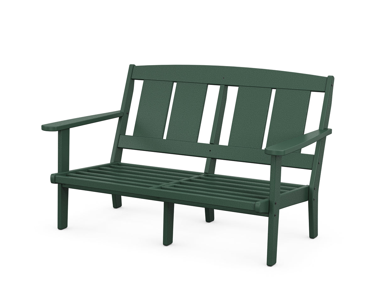 POLYWOOD Mission Deep Seating Loveseat Frame in Green
