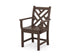 POLYWOOD Chippendale Dining Arm Chair in Mahogany