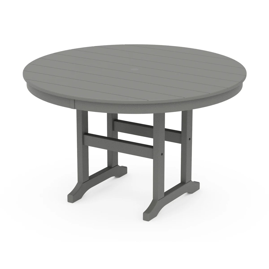 POLYWOOD 48" Round Farmhouse Dining Table