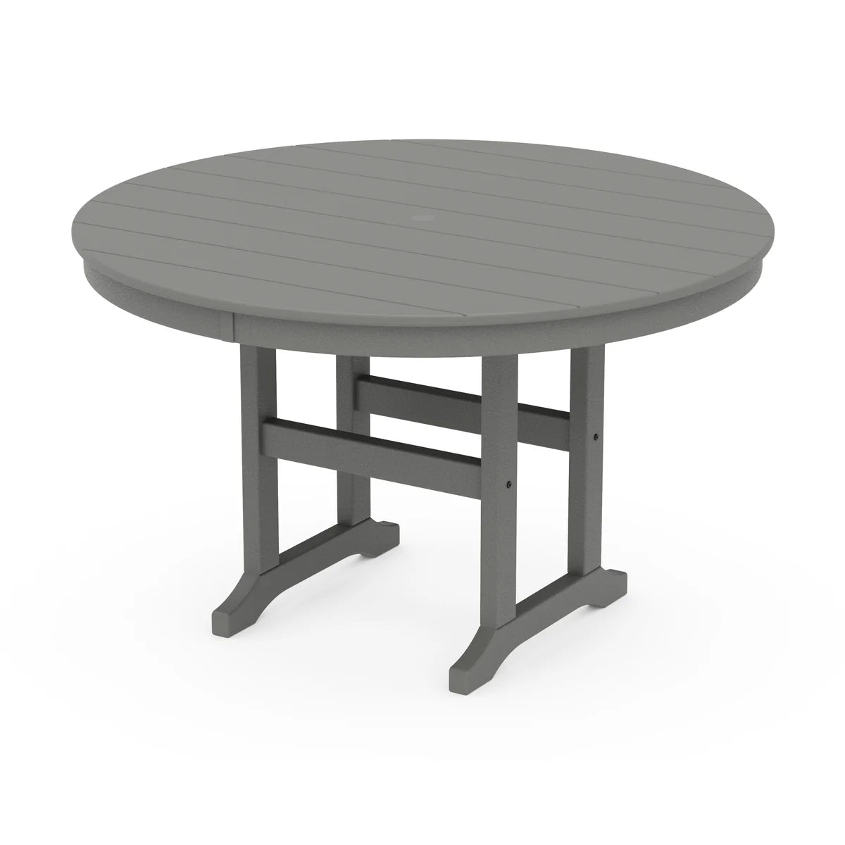 POLYWOOD 48" Round Farmhouse Dining Table