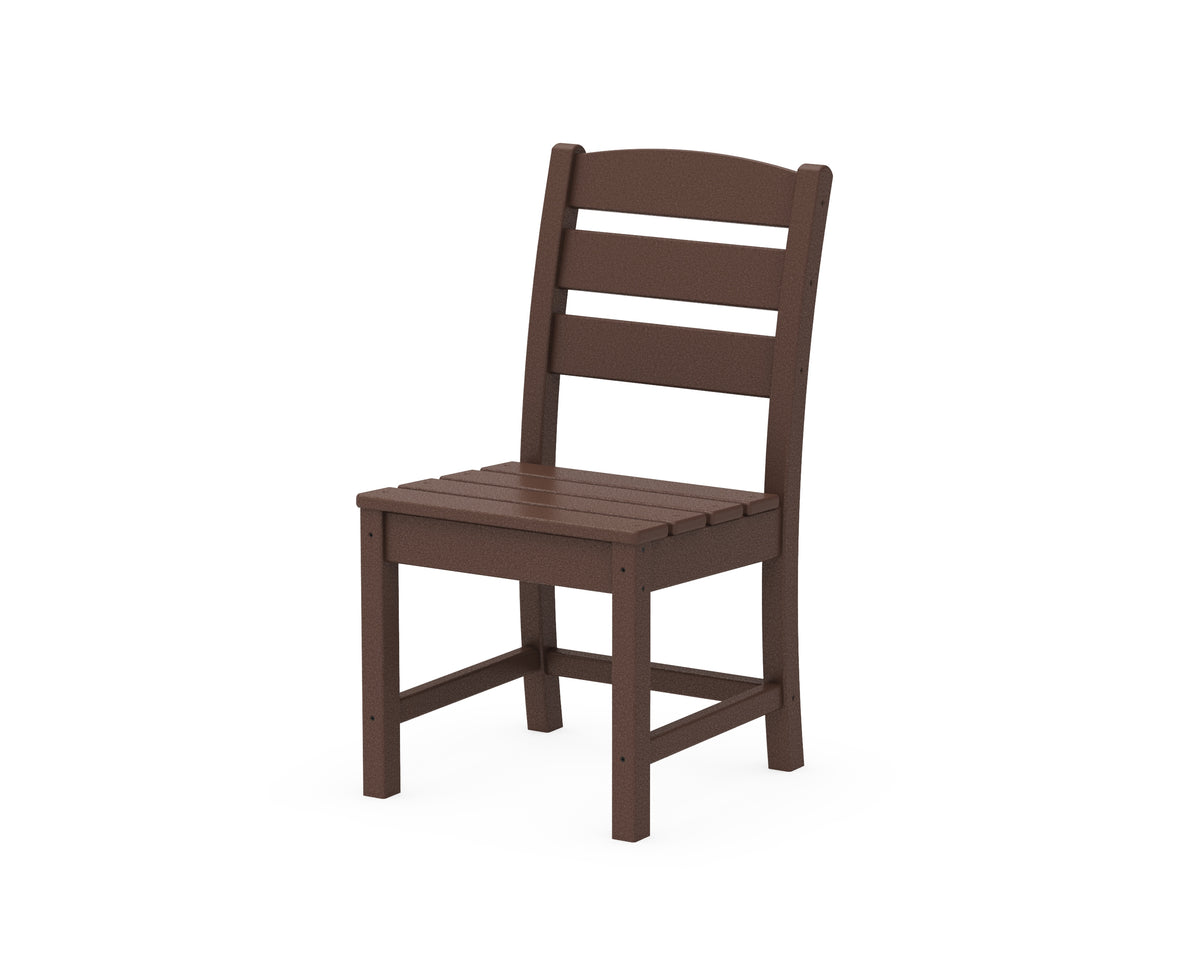 POLYWOOD Lakeside Dining Side Chair in Mahogany