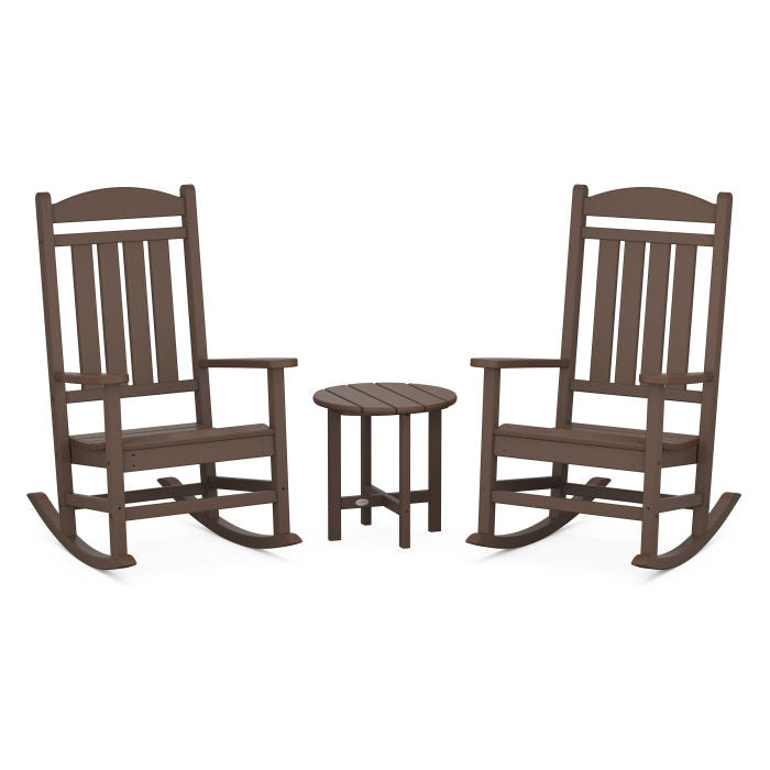 Presidential 3-Piece Rocker Set with Round Side Table