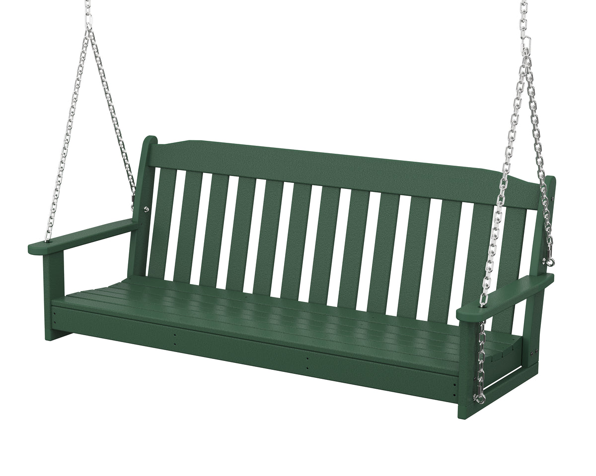 POLYWOOD Country Living 60" Swing in Green