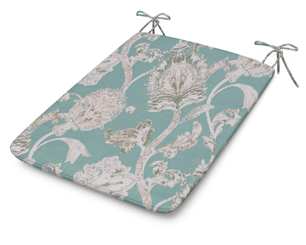 POLYWOOD 1100 Plaza Seat Pad in Botanical Gardens Spa