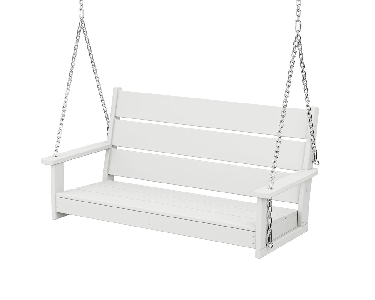 POLYWOOD Lakeside 48" Swing in White
