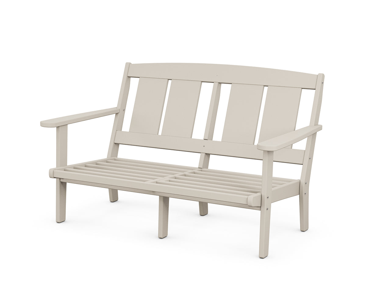 POLYWOOD Mission Deep Seating Loveseat Frame in Sand