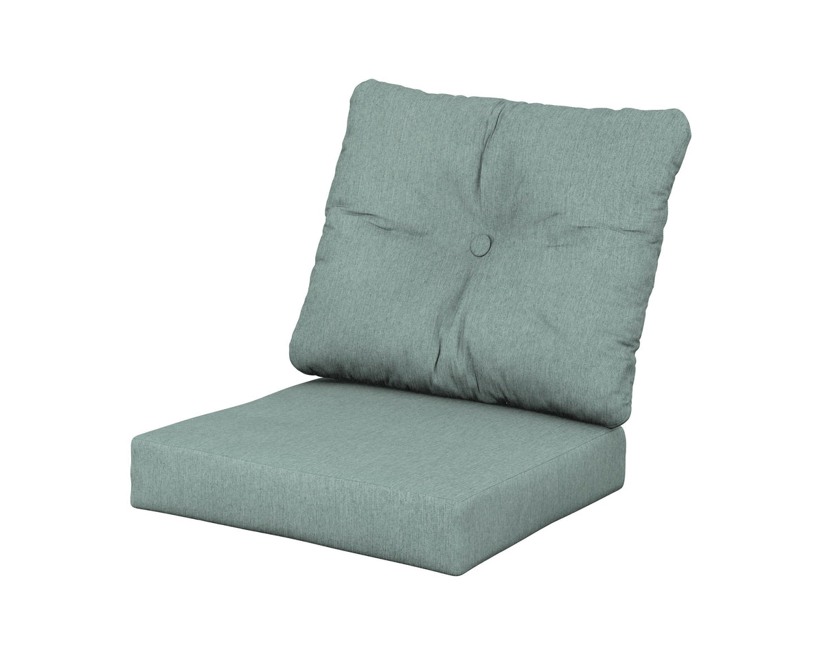 POLYWOOD Prescott Seat/Back Cushions in Glacier Spa