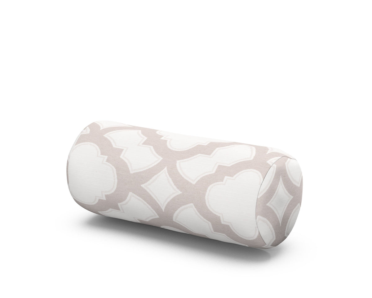 POLYWOOD Headrest Pillow - One Strap in Trellis Dune Burlap