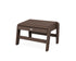 POLYWOOD Grand Upright Adirondack Ottoman in Mahogany