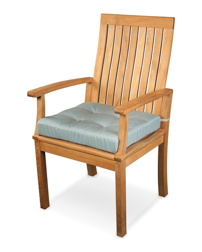 POLYWOOD Ateeva Luxe 21" x 19" Outdoor Seat Cushion in Spa