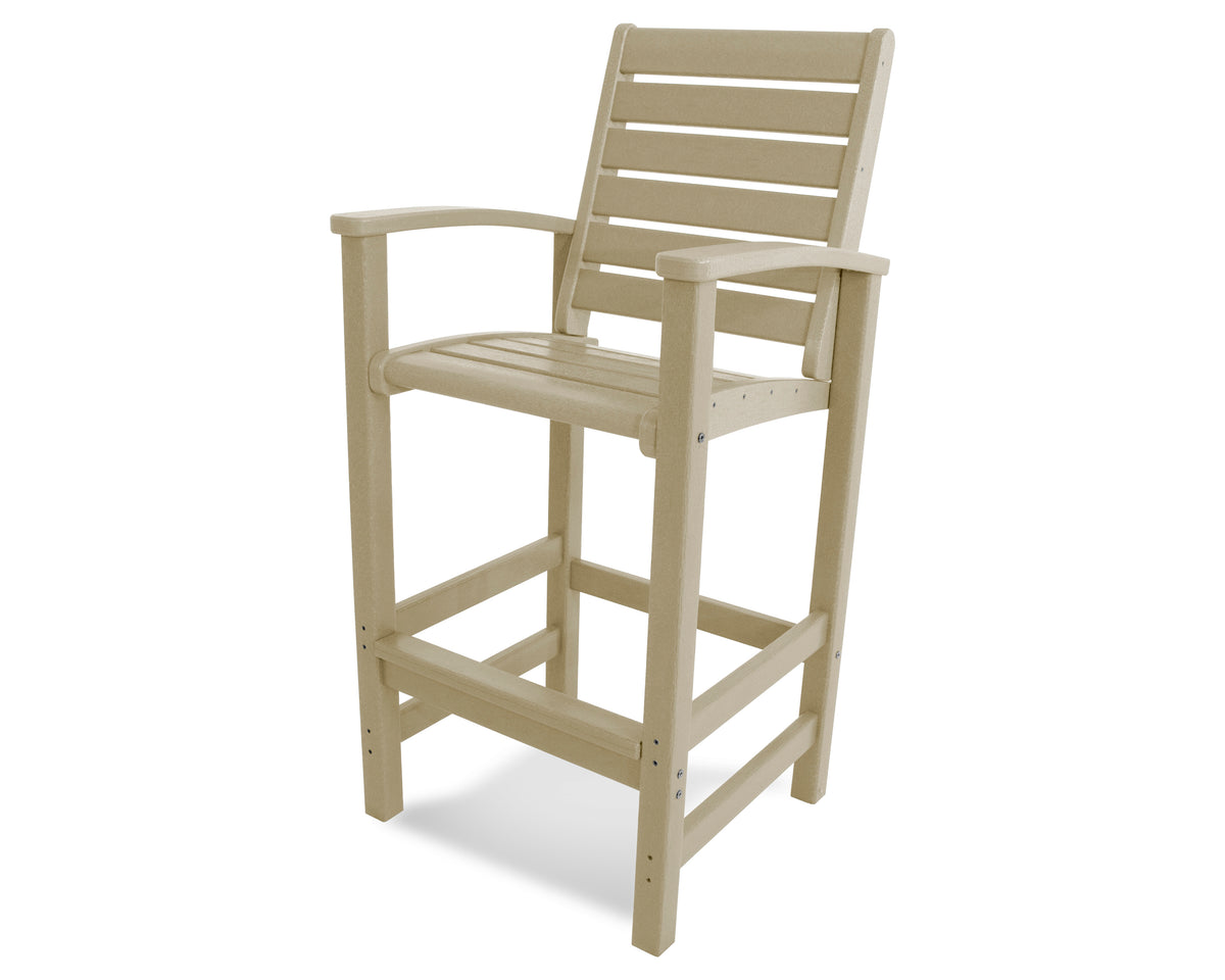 POLYWOOD Signature Bar Chair in Sand
