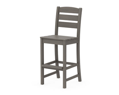 POLYWOOD Lakeside Bar Side Chair in Driftwood