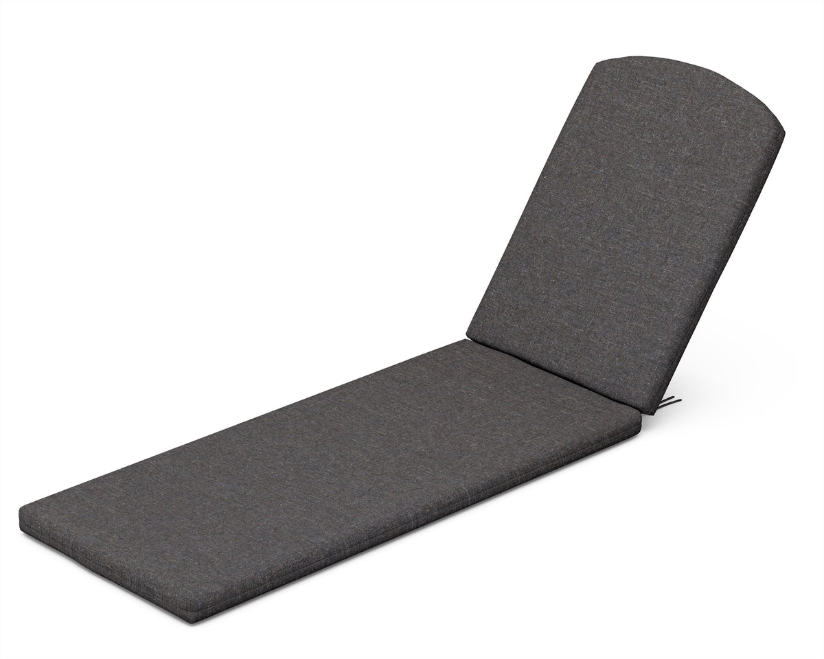 POLYWOOD Chaise Cushion in Ash Charcoal