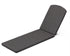 POLYWOOD Chaise Cushion in Ash Charcoal