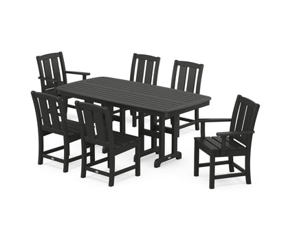 POLYWOOD Mission 7-Piece Dining Set in Black
