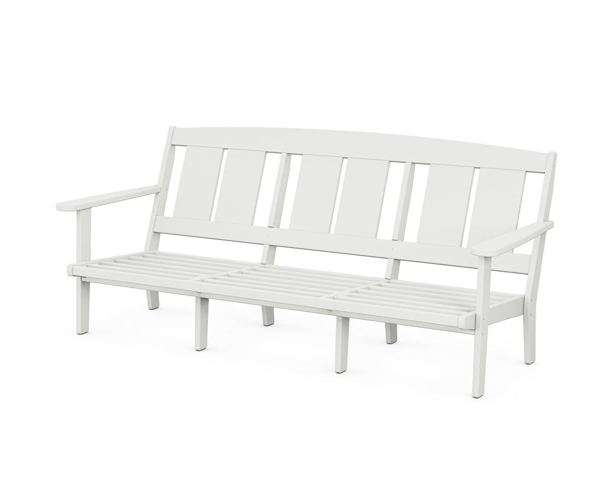 POLYWOOD Mission Deep Seating Sofa Frame in White