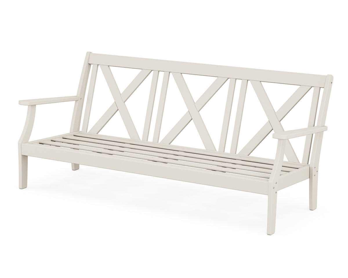 POLYWOOD Braxton Deep Seating Sofa Frame in Sand