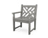 POLYWOOD Chippendale Garden Arm Chair in Slate Grey
