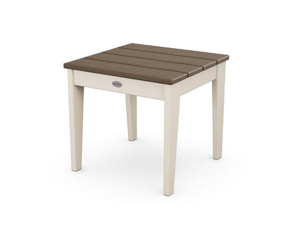POLYWOOD Newport 18" Side Table in Sand / Kona