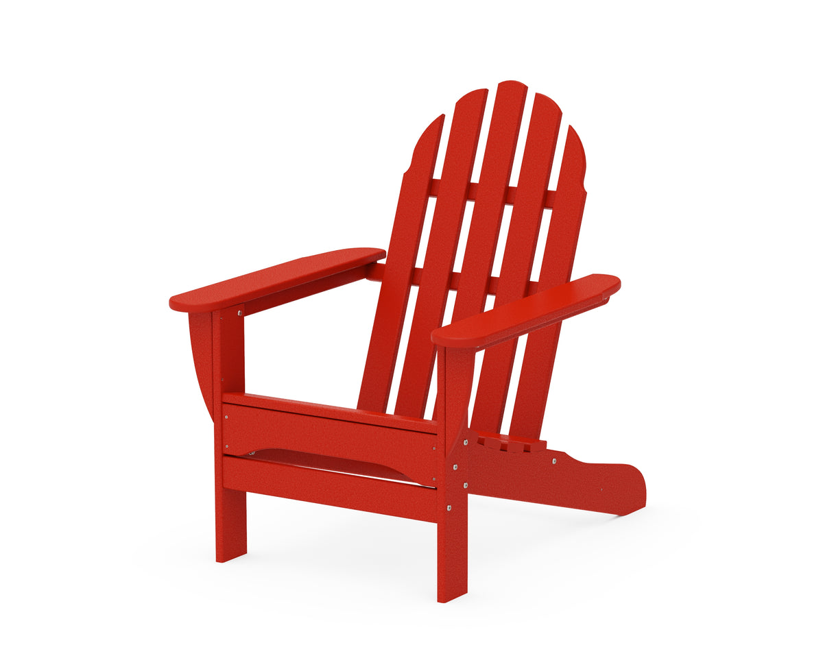 POLYWOOD Classic Adirondack Chair in Sunset Red