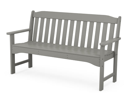 POLYWOOD Country Living 60" Garden Bench in Slate Grey