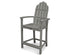 POLYWOOD Classic Adirondack Counter Chair in Slate Grey