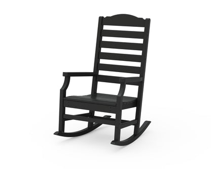 POLYWOOD Savannah Rocking Chair in Black