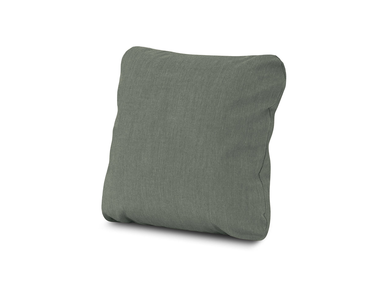 POLYWOOD 18" Outdoor Throw Pillow in Cast Sage