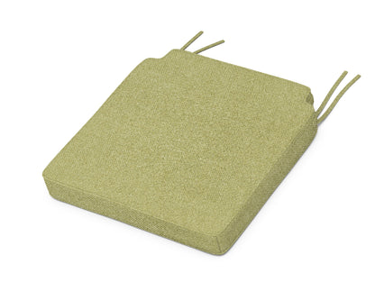 POLYWOOD Acadia Dining Side Seat Cushion in Chartreuse Boucle