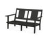 POLYWOOD Prairie Deep Seating Loveseat Frame in Black