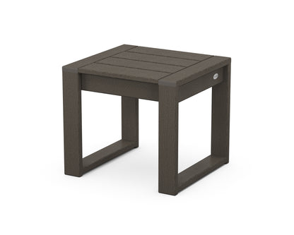 POLYWOOD EDGE End Table in Vintage Coffee