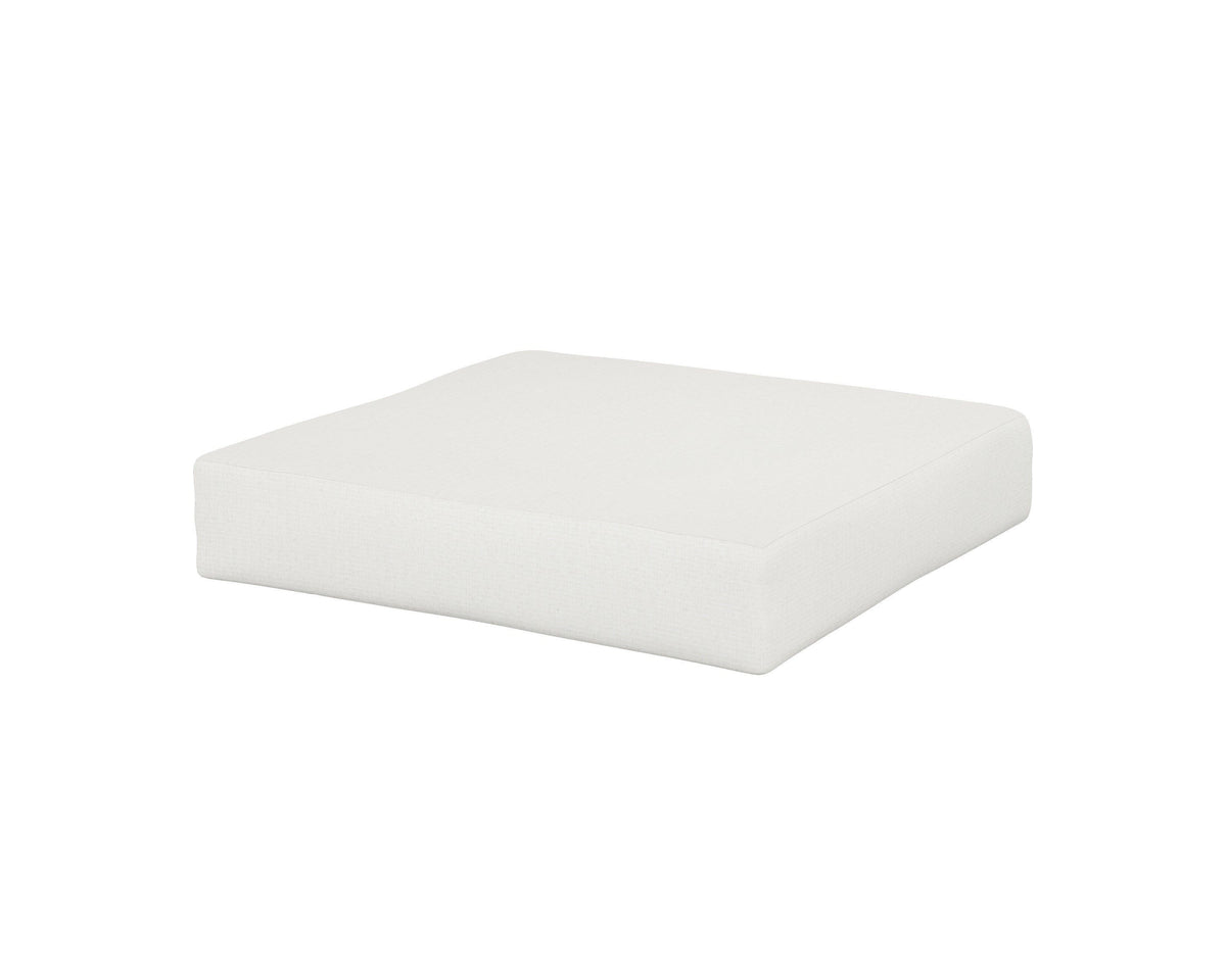 POLYWOOD Prescott Ottoman Cushion in Natural Linen