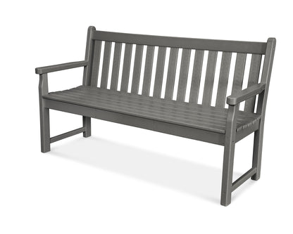 POLYWOOD Traditional Garden 60" Bench in Slate Grey