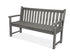POLYWOOD Traditional Garden 60" Bench in Slate Grey