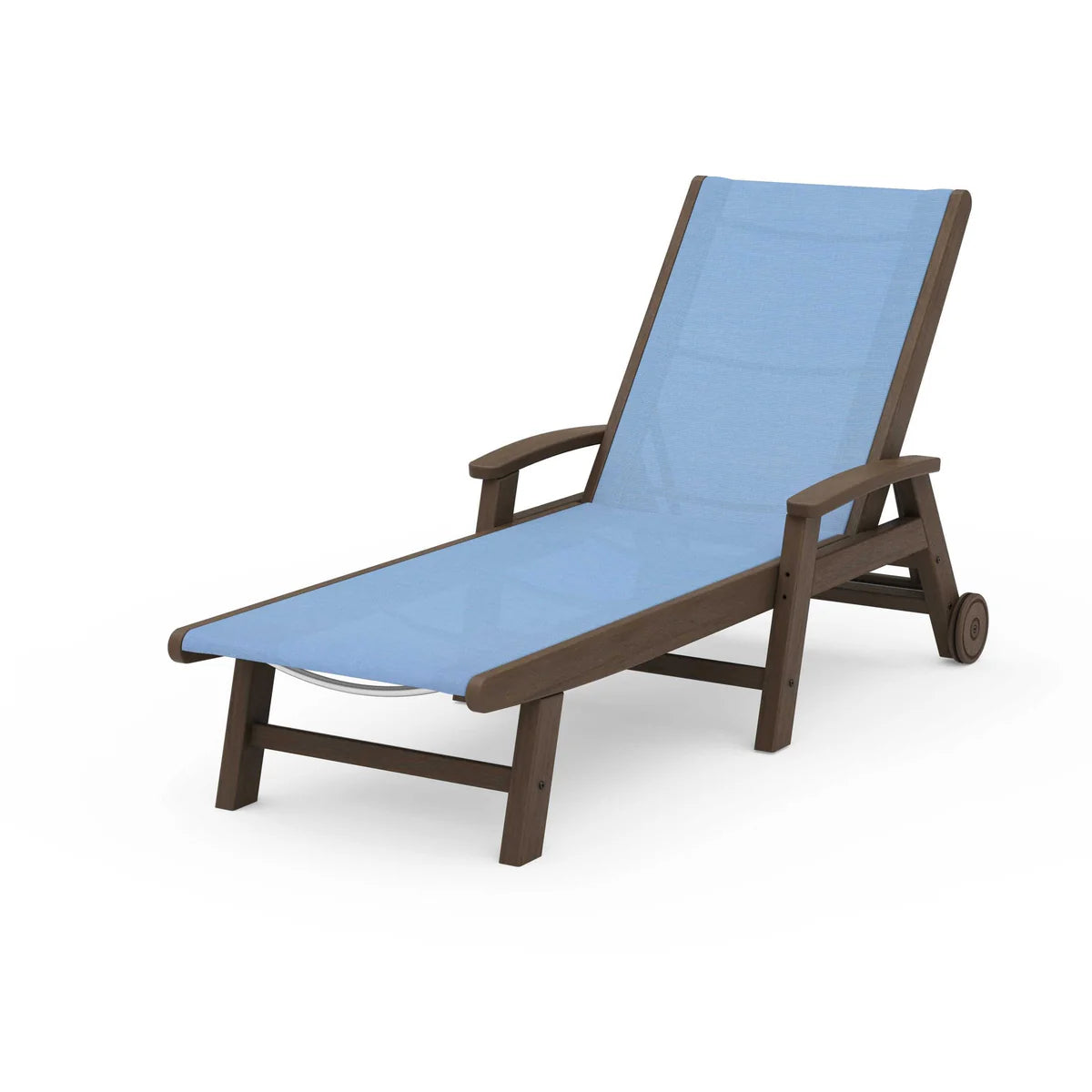 POLYWOOD Coastal Chaise with Wheels