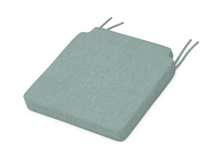 POLYWOOD Acadia Dining Side Seat Cushion in Glacier Spa