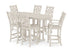 POLYWOOD Country Living Wovendale 7-Piece Bar Set in Sand