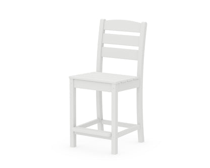 POLYWOOD Lakeside Counter Side Chair in White