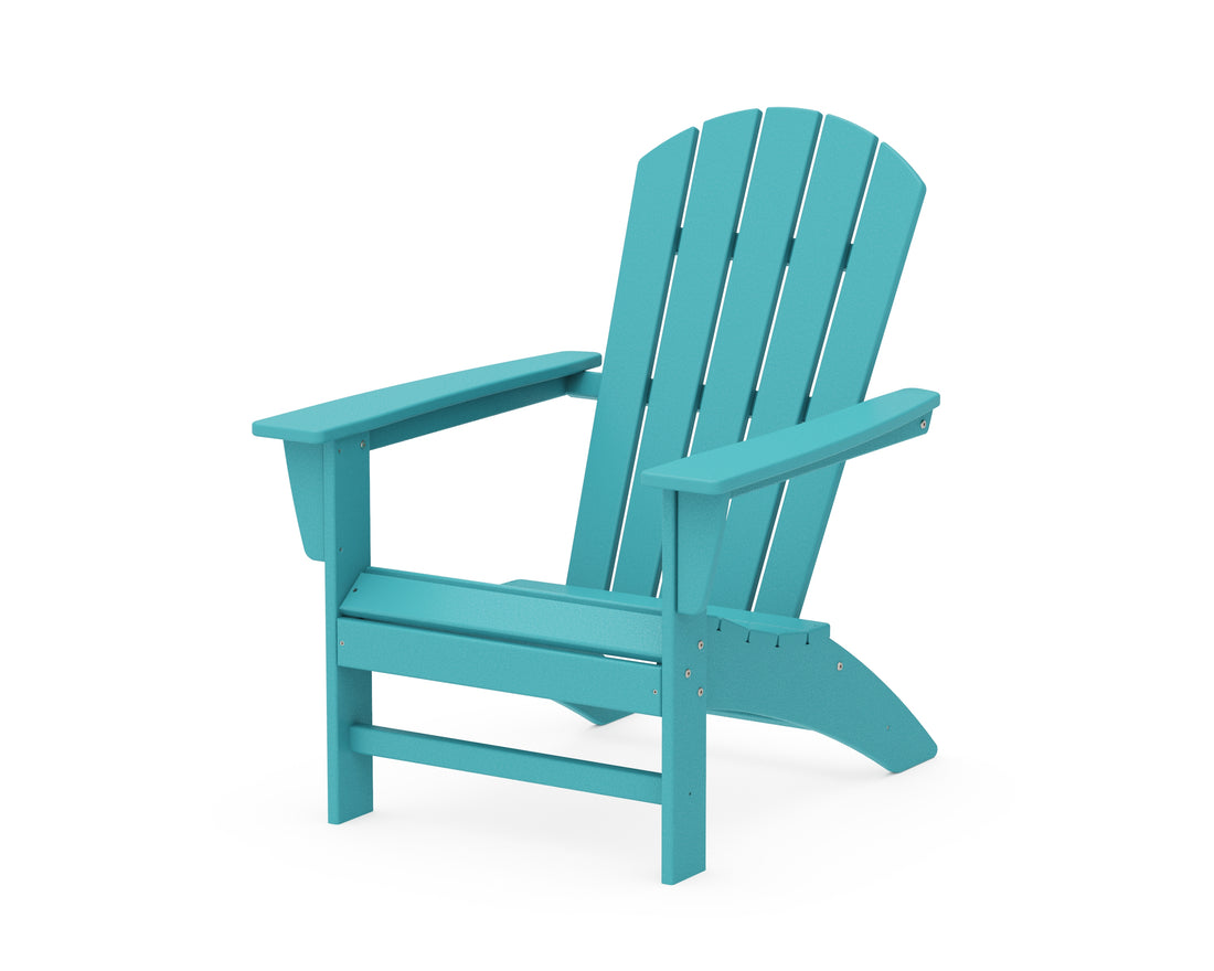 POLYWOOD Nautical Adirondack Chair in Aruba