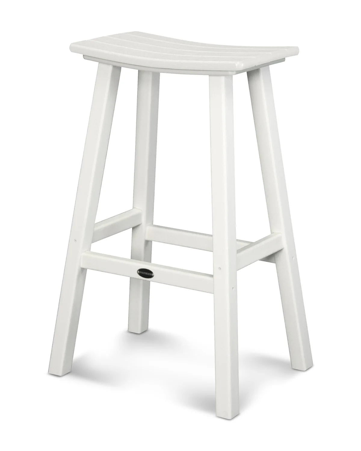 POLYWOOD Traditional 30" Saddle Bar Stool