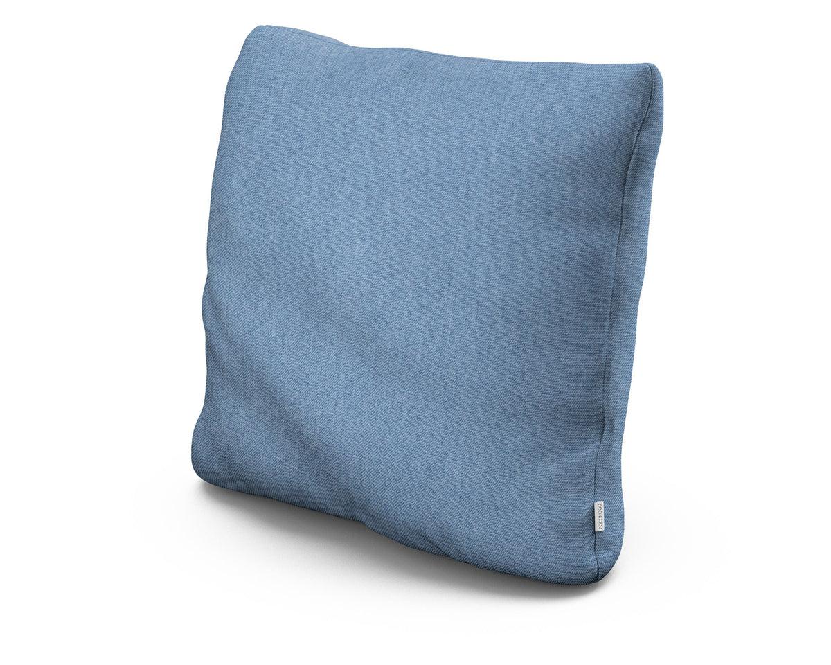 POLYWOOD 22" Outdoor Throw Pillow in Sky Blue