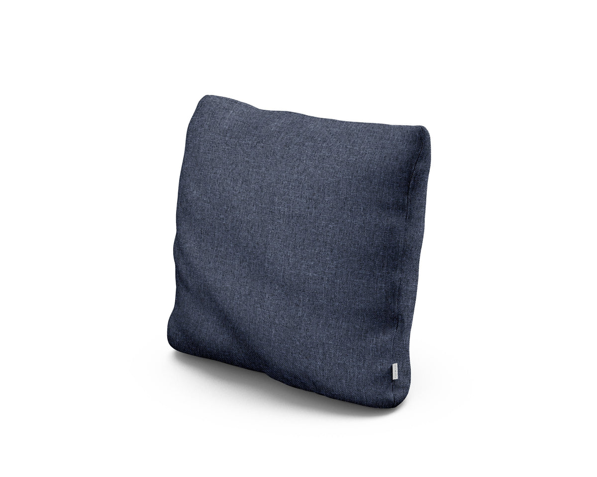 POLYWOOD 16" Outdoor Throw Pillow in Stone Blue