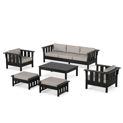POLYWOOD Acadia 6-Piece Lounge Sofa Set