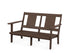POLYWOOD Prairie Deep Seating Loveseat Frame in Mahogany