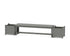 POLYWOOD 60" Nautical Straight Planter Bench Set in Slate Grey